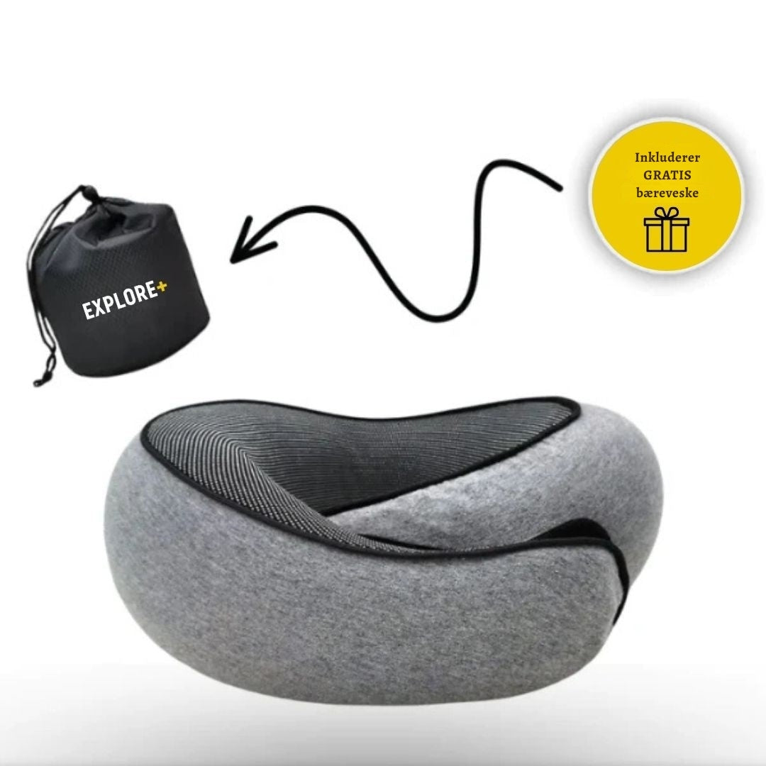Explore+ – Ergonomisk nakkestøtte for komfortabel reise