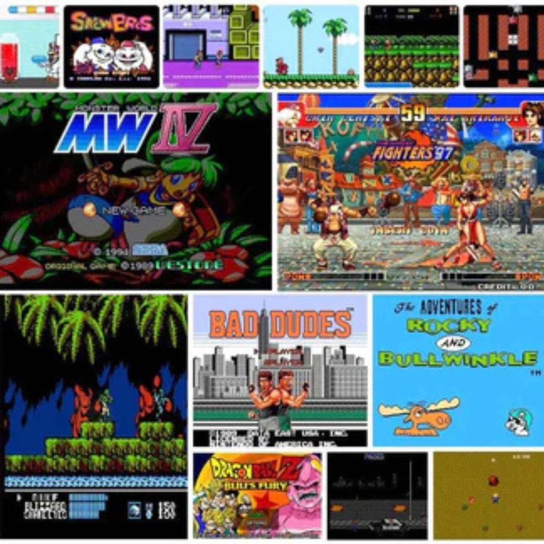 RetroStua V2 – Klassisk spillkonsoll med 20 000+ retrospill